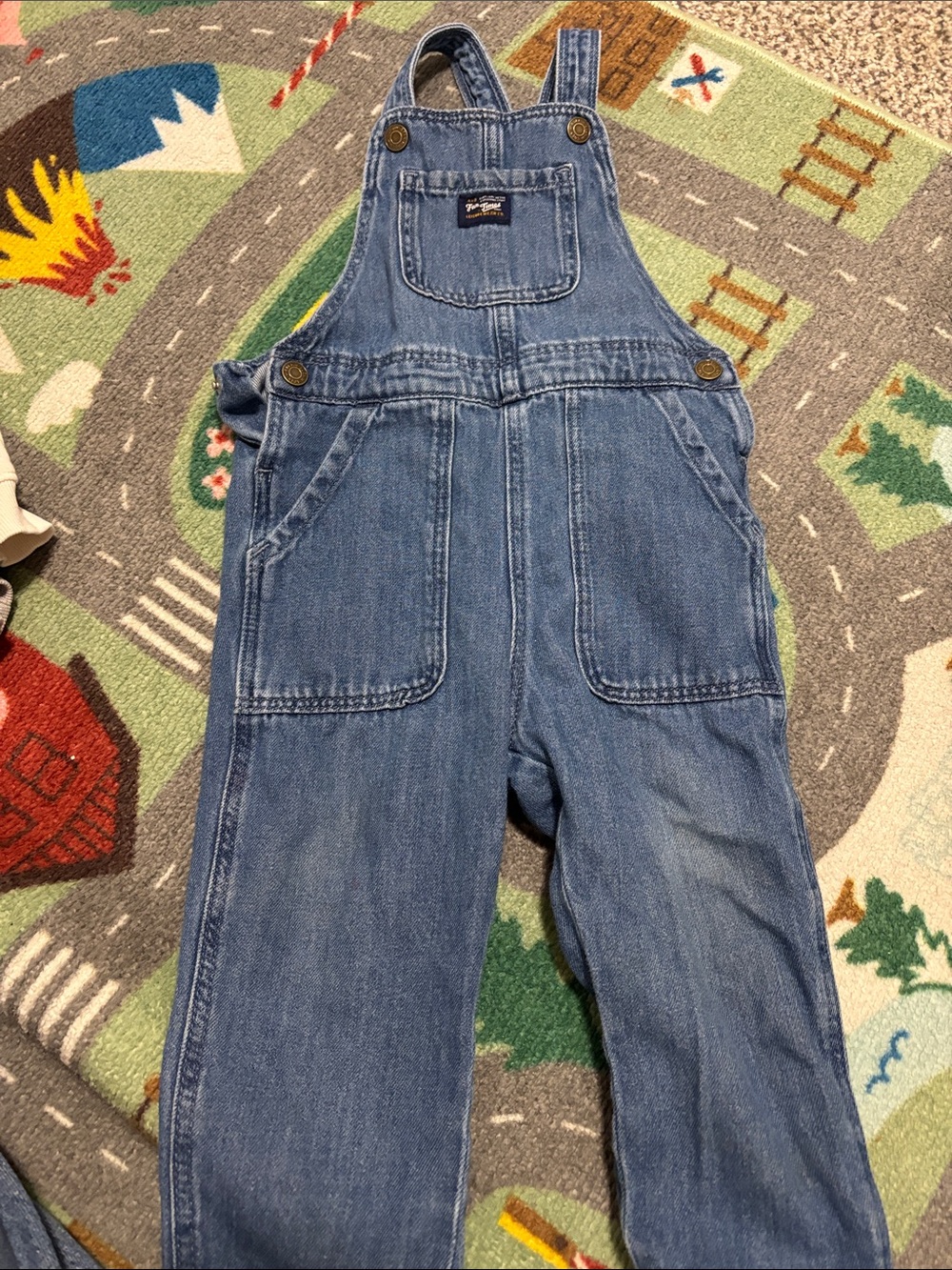 Toddler Classic Denim Overalls - Blue